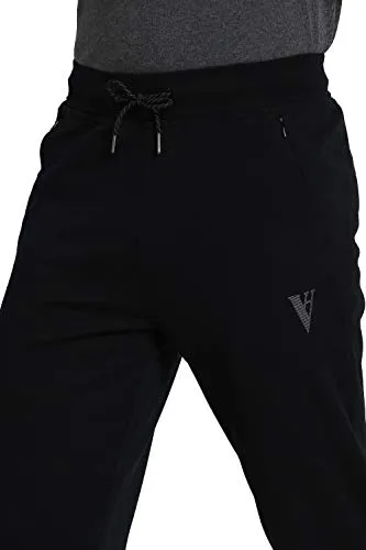 Van Heusen Athleisure Men's 0 Track Pants (50051_Black_L)