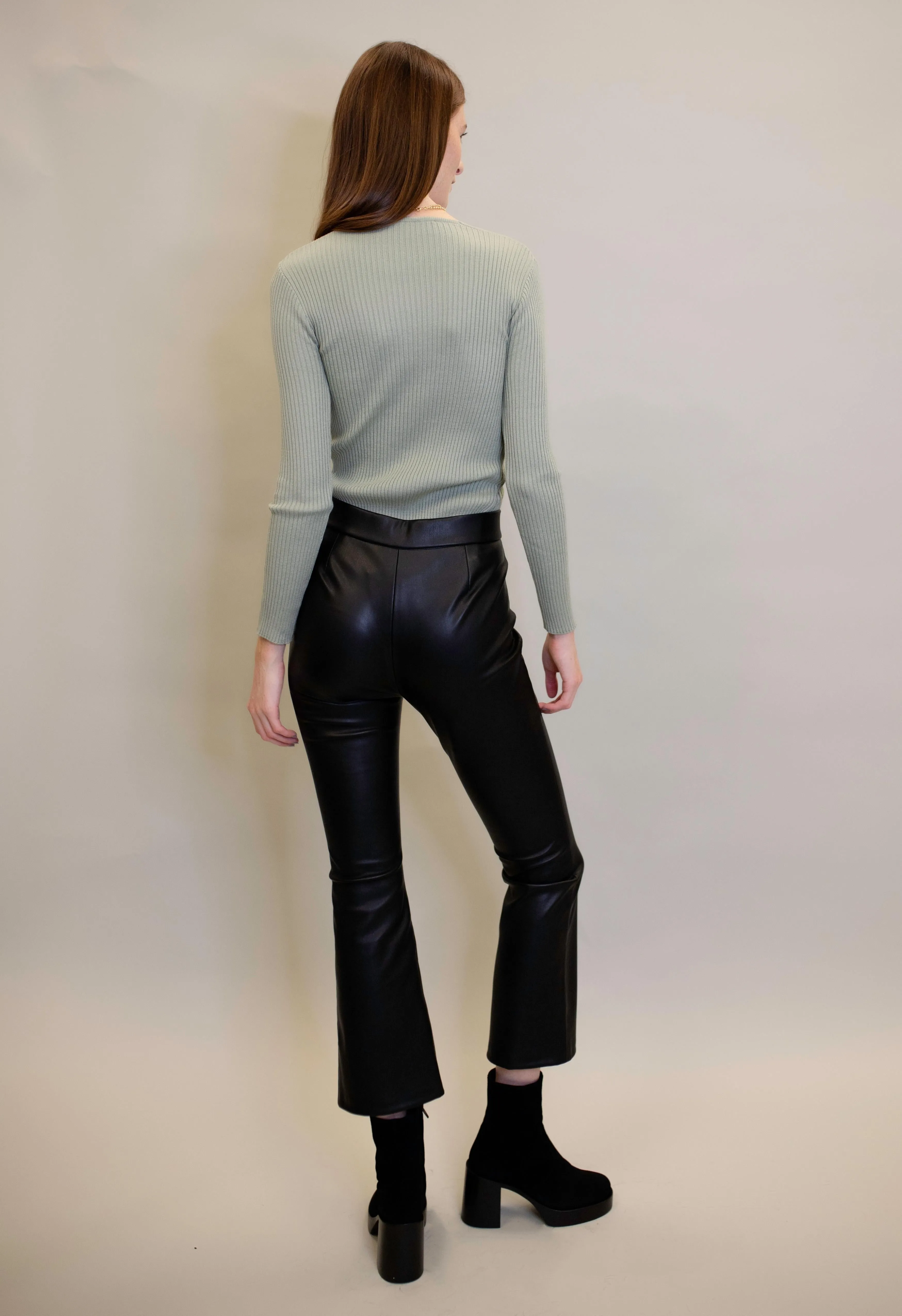Vegan Leather Pants