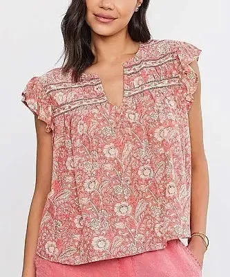 Velvet- Kenzie top in rouge