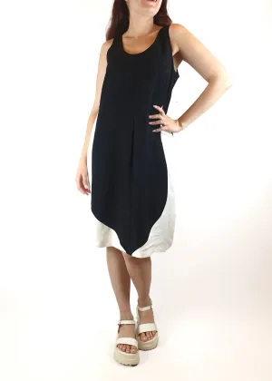 Veronica Maine black and white sleeveless dress size 10