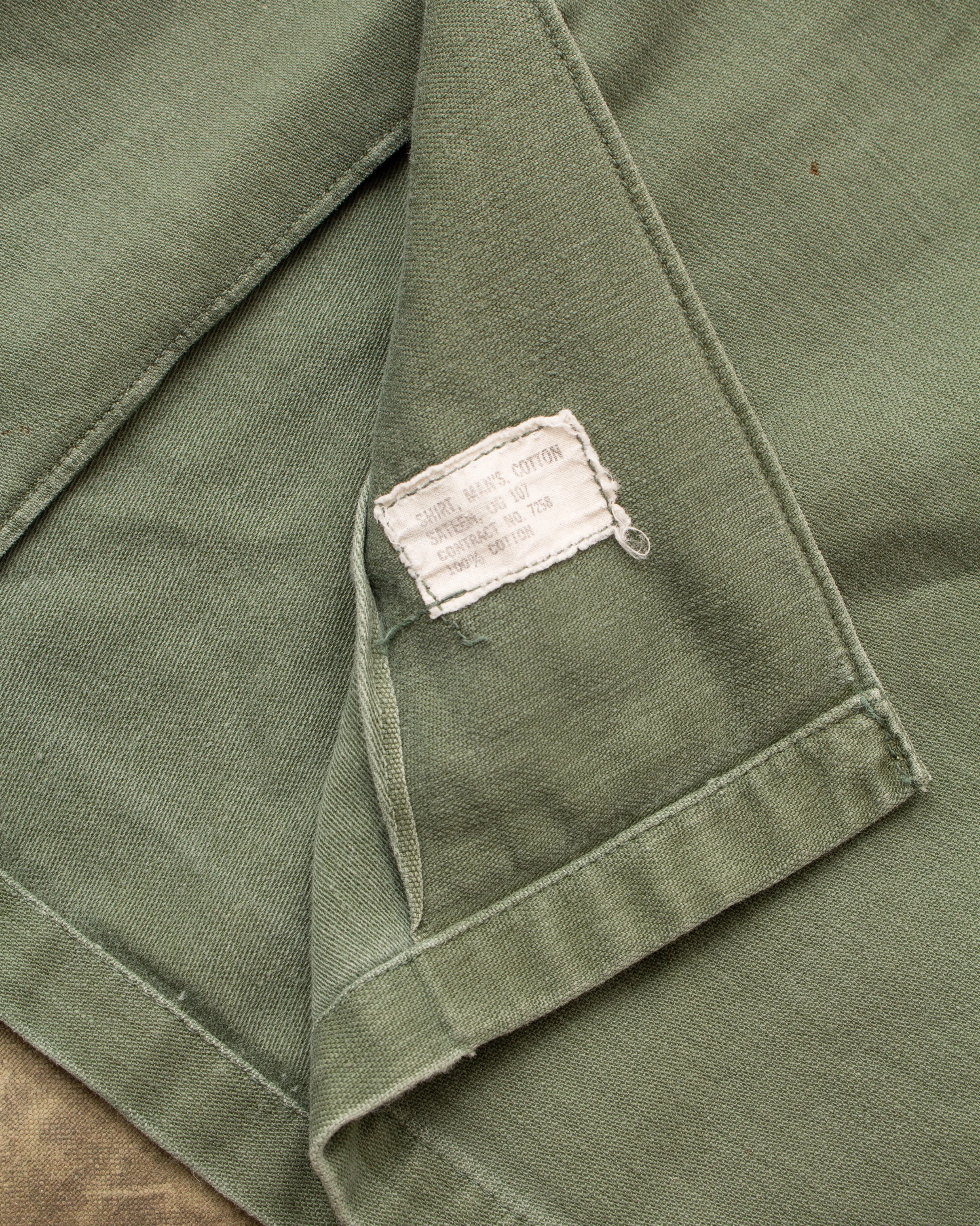 Vintage 60/70's OG-107 Cotton Sateen US Army Shirt
