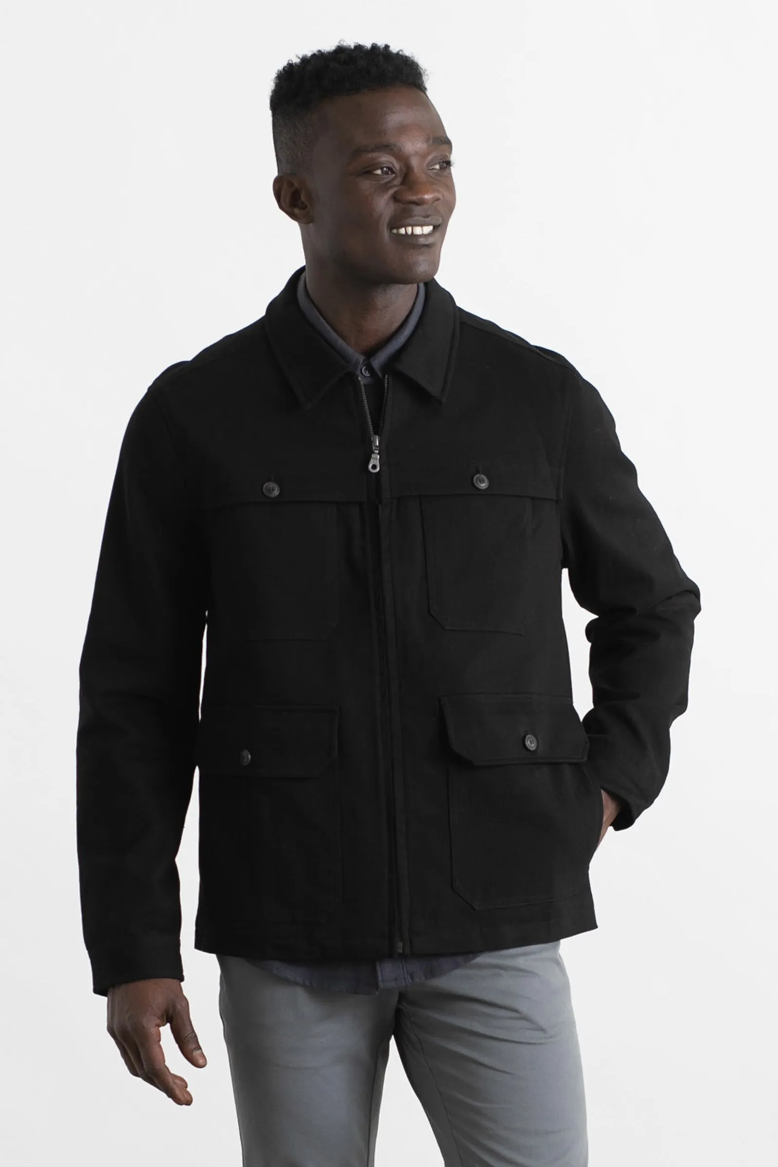 Watson Utility Jacket / Black