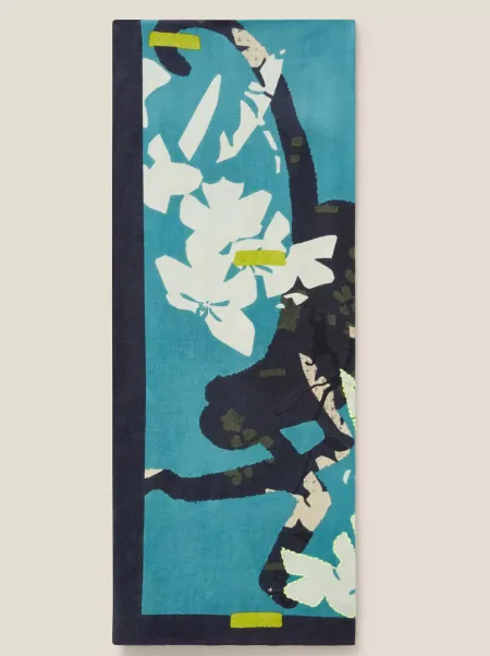White Stuff UK Monkey Print Scarf
