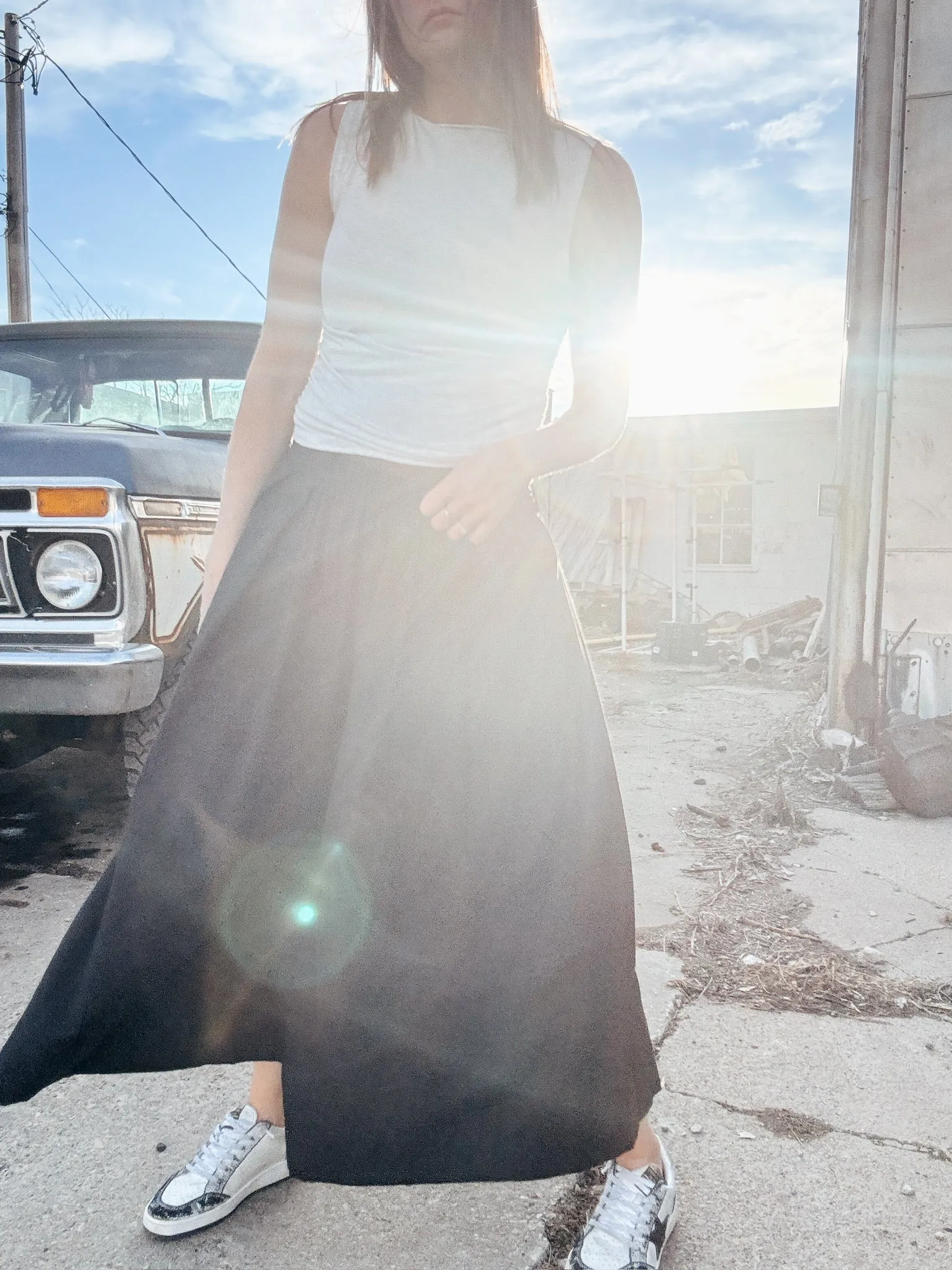 Wide Leg Cropped Pant
