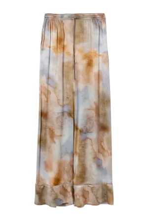 Wide Leg Silky Pyjama Pants