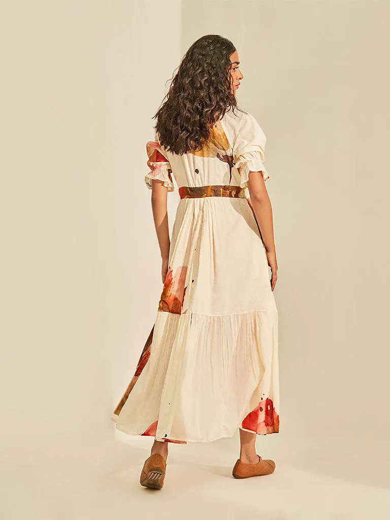 Wild Poppy Wrap Dress