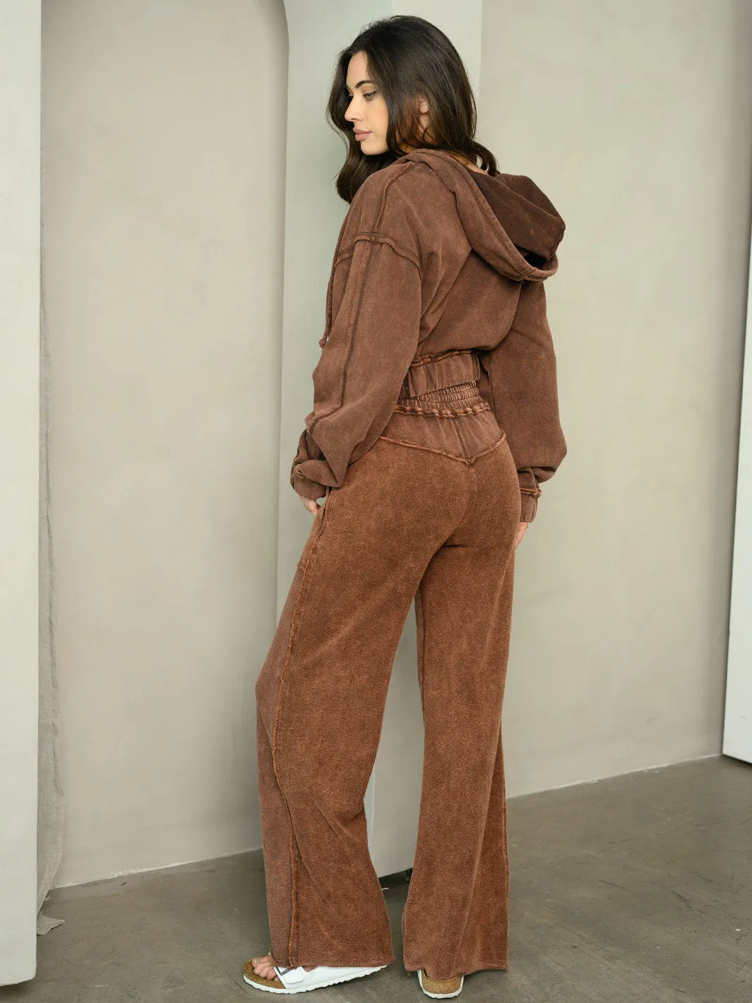 WOMEN'S FRENCH TERRY 2PC. HOODIE & PANTS SET