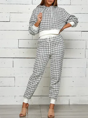 WOMEN'S LONG SLEEVE HOODIE & PANTS 2PC SET