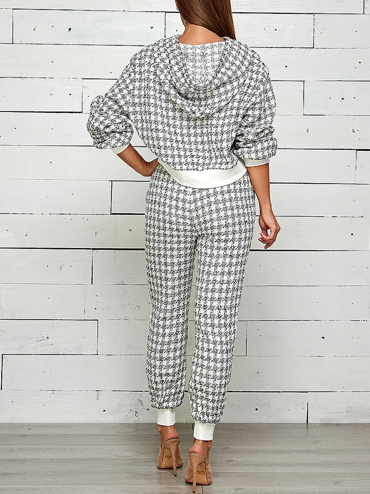 WOMEN'S LONG SLEEVE HOODIE & PANTS 2PC SET