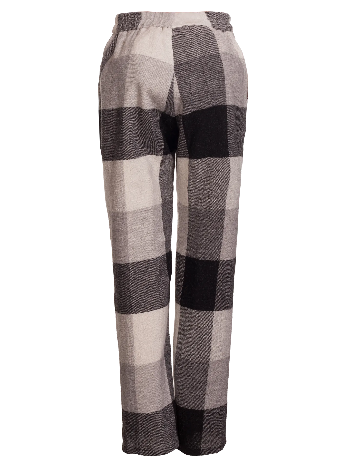 Wool Checked Trousers