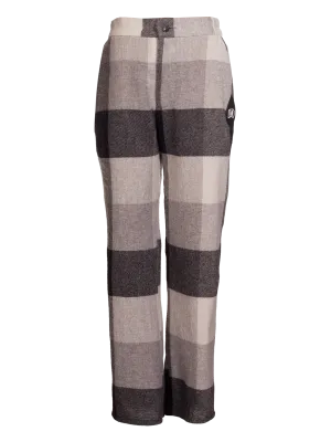 Wool Checked Trousers