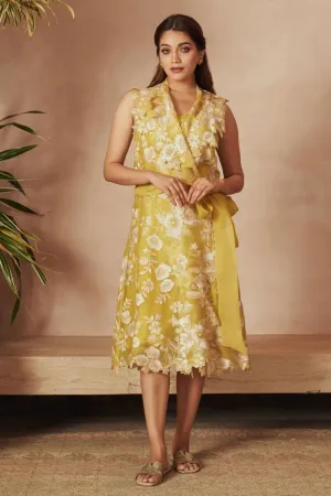 WRAP JACKET DRESS SET