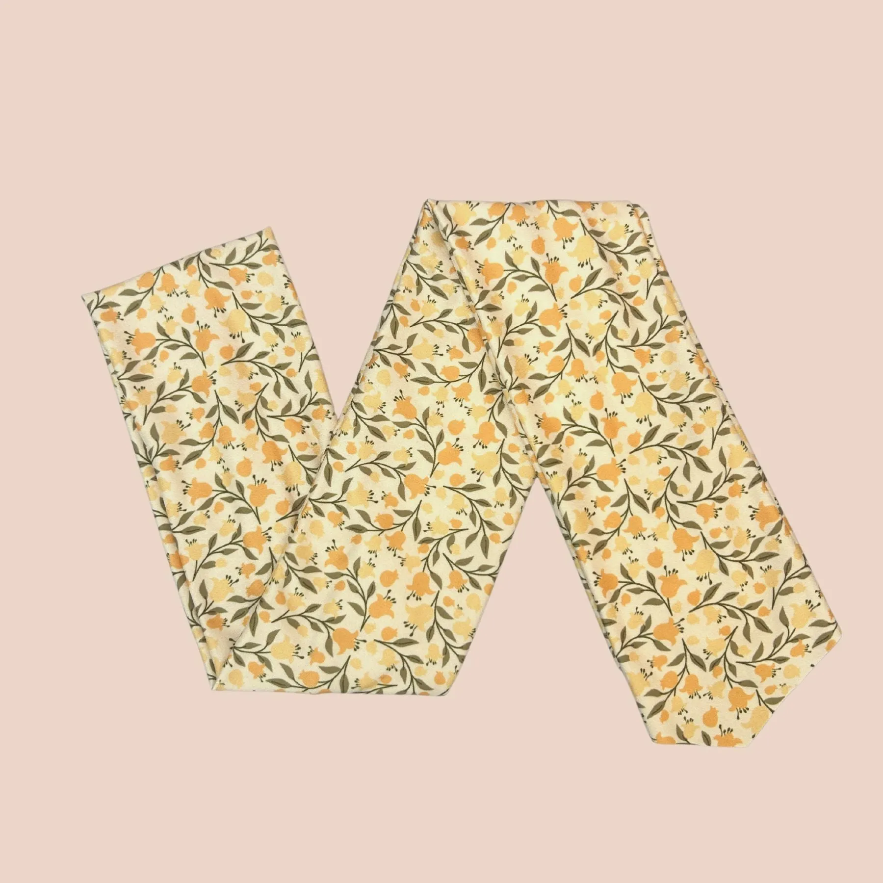 Yellow Bell Floral Wrap Headband