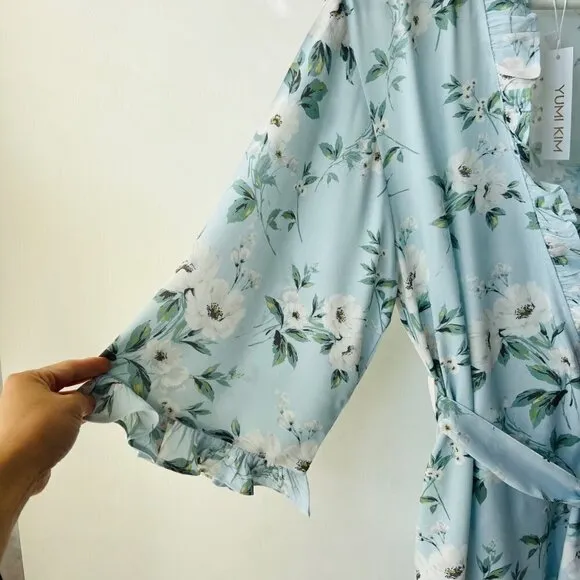 Yumi Kim NWT Night Cap Robe in Primose Blue