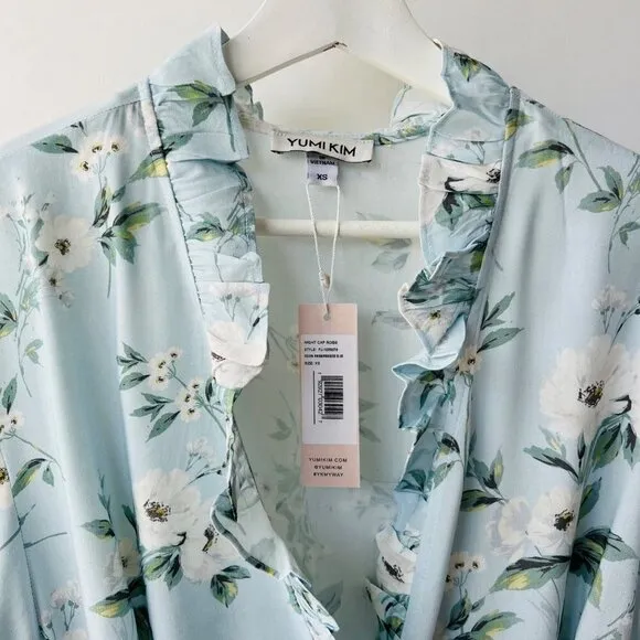 Yumi Kim NWT Night Cap Robe in Primose Blue