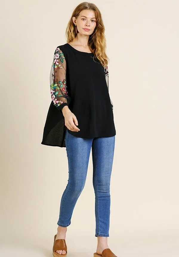 Zinnia Floral Top