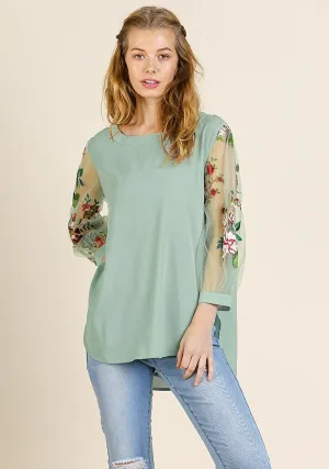 Zinnia Floral Top