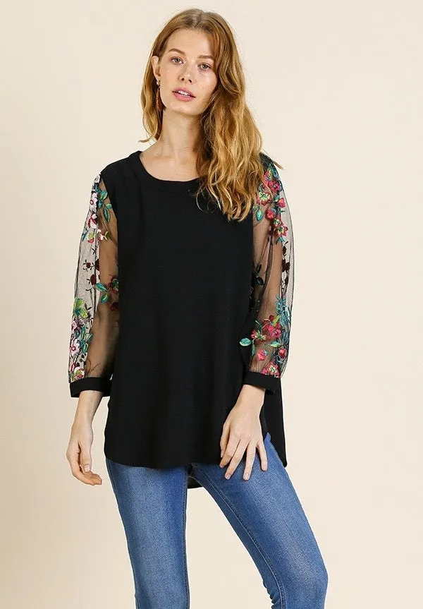 Zinnia Floral Top