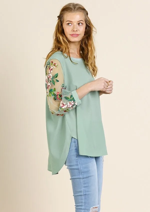 Zinnia Floral Top